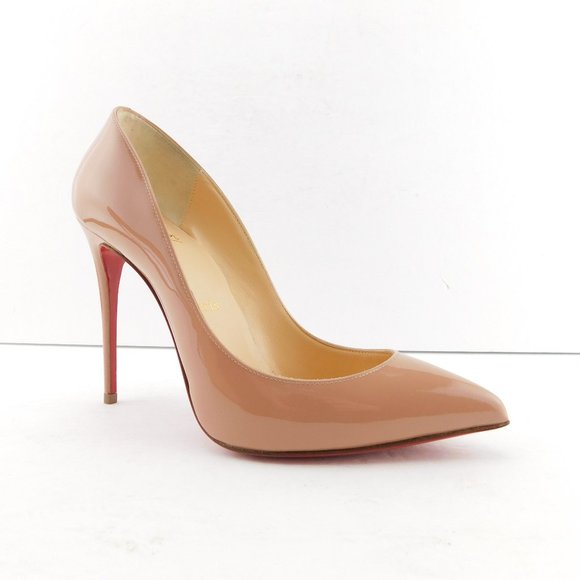 New CHRISTIAN LOUBOUTIN Blush Nude Heel Pumps 36.5 - Picture 4 of 11